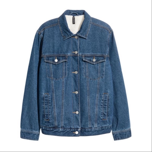 Sherpa Lined Denim Trucker Jacket w Removable Fur - Picture 3 of 8